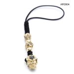 Breloc din aur Skull Collection Keyring ARJewels AR3904